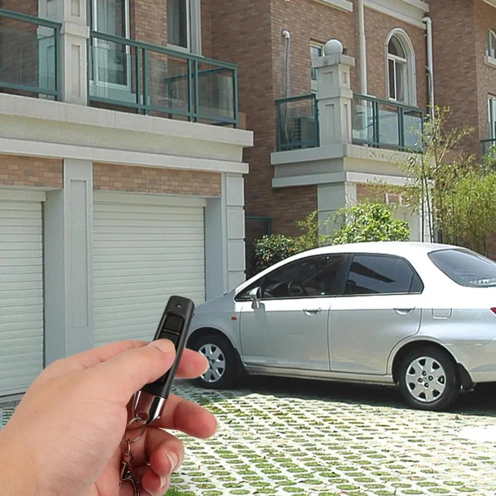 1/2pcs MHz สวิตช์ควบคุมระยะไกลไร้สายอัจฉริยะ4ปุ่มสำเนารหัสลอกแบบโคลนรหัสลอกแบบโคลนรหัสรถ