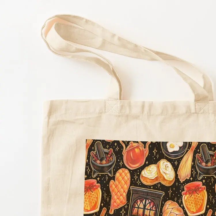 Kitchen Witch Supplies on Black Tote Bag the tote bag large size bags free delivery bags Women's handbag