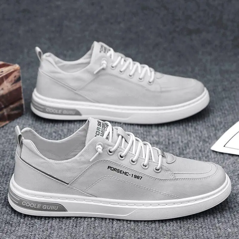 Men Vulcanized Shoes Summer New Style Trendy Men Casual Cloth Shoes Versatile Breathable Sneakers Male Students Canvas Shoes