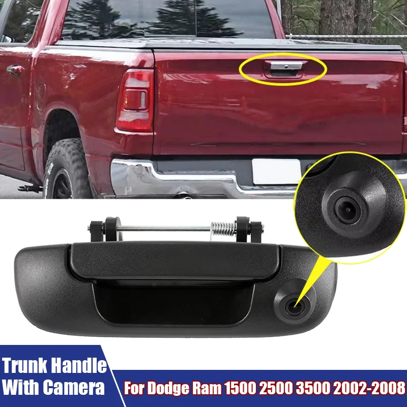 

Car Accessories Trunk Handle With Reversing Wide-angle Camera For Dodge Ram 1500 2500 3500 2002-2008 Exterior Replacement Parts