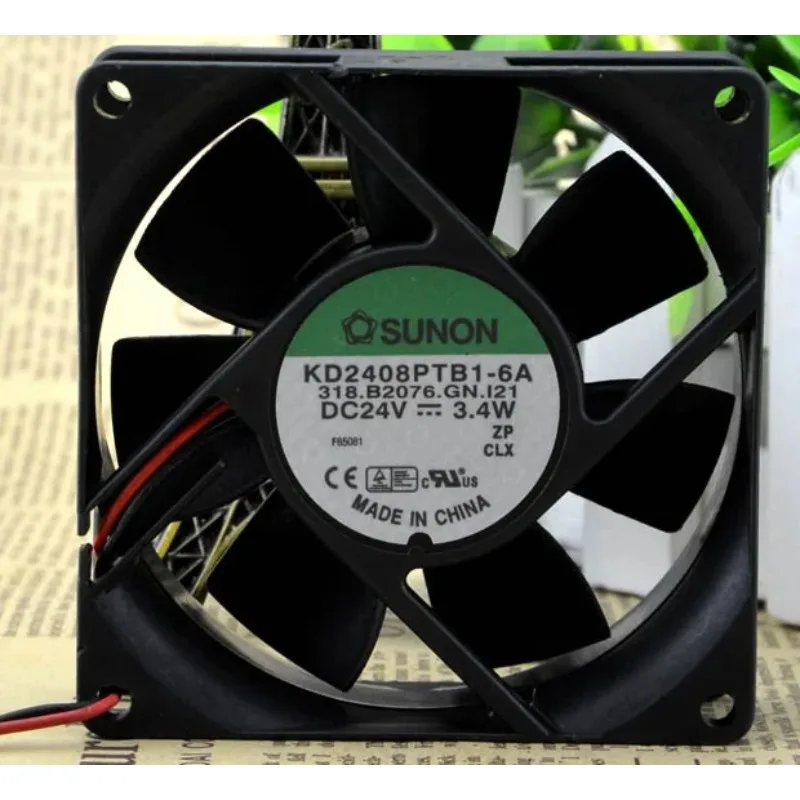 

Новый охлаждающий вентилятор для SUNON KD2408PTB1-6A 8025 8 см 24 В 0,14 А 3,4 Вт серверный инверторный вентилятор охлаждения 80*80*25 мм