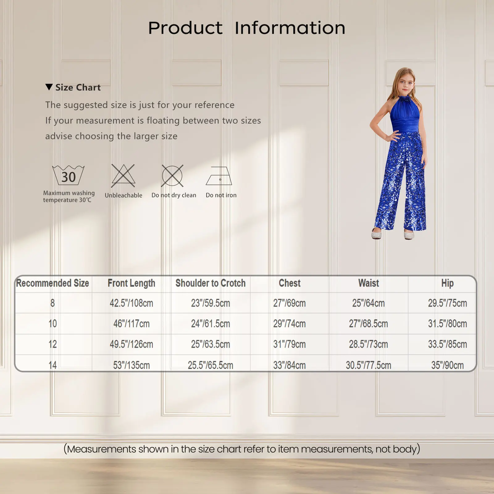 Crianças menina lantejoulas macacão halter 3d flores cintura alta malha reta plissados calças compridas macacão de uma peça cocktails noite terno