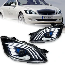 AKD Car Styling Head Lamp per Benz W221 fari 2006-2009 S300 S400 faro LED DRL segnale Maybach Style accessori Auto