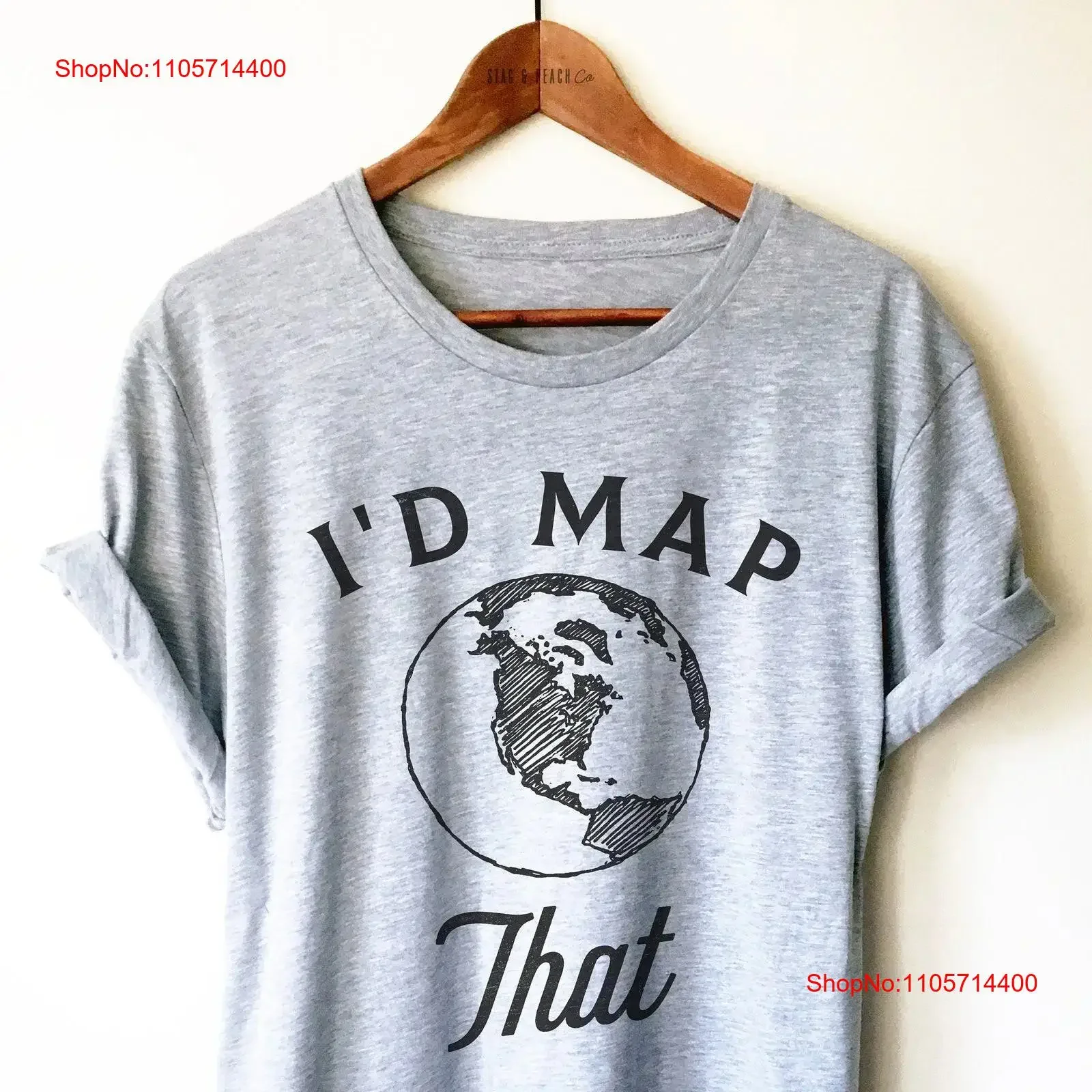 I d Map ThaT T Shirt Cartographer Cartography Geography Teacher Major Land Surveyor vintage Washed Top For Everyday Wear