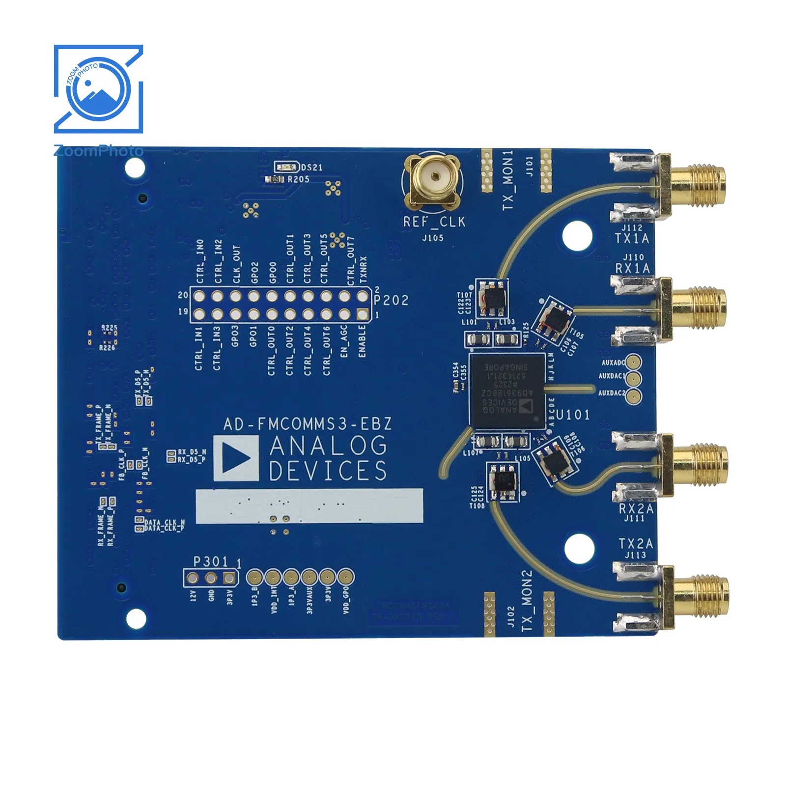 HamGeek AD9361 Evaluation Board AD-FMCOMMS3-EBZ 70MHz to 6GHz Wideband Software Defined Radio Board