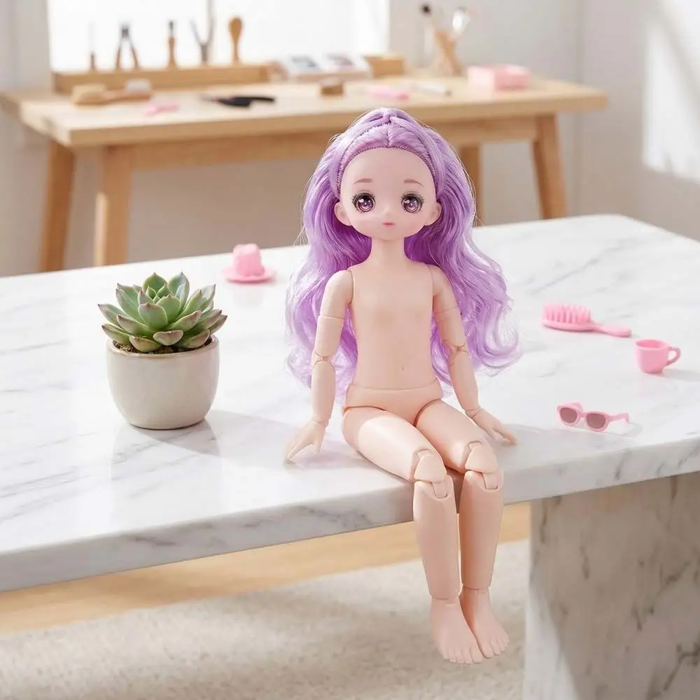

Кукла-девочка с милым лицом, 30 см, в стиле комиксов, с 3D-глазами, для переодевания, модель 1/6, подвижное тело, 30 см, для самостоятельной сборки (DIY)