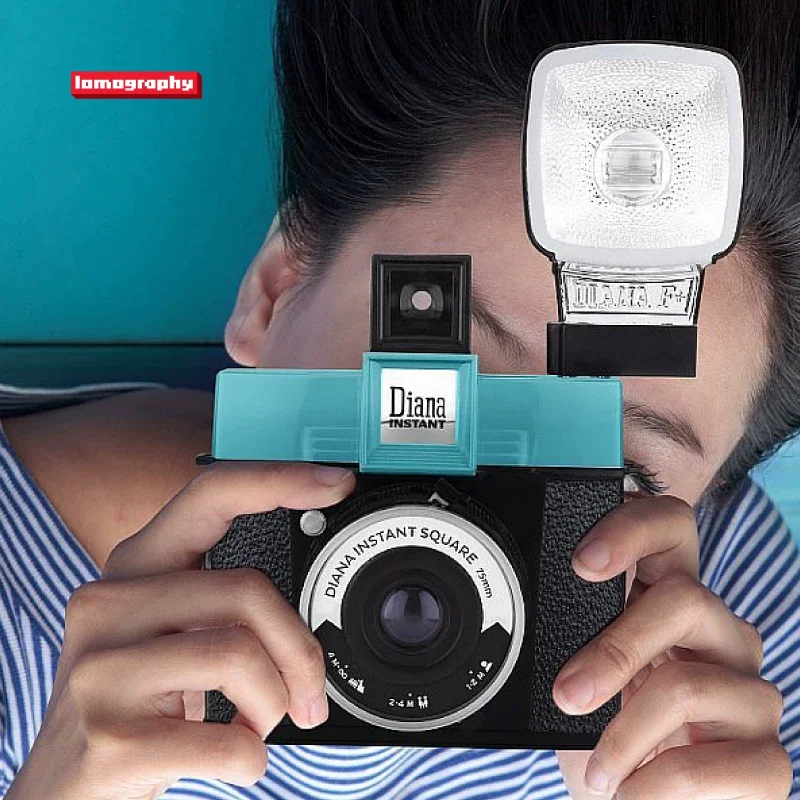 For Lomography Retro 120 Film Diana F+ Medium Format Camera camera with Flash Film Camera Vintage Music Magic Film Camera