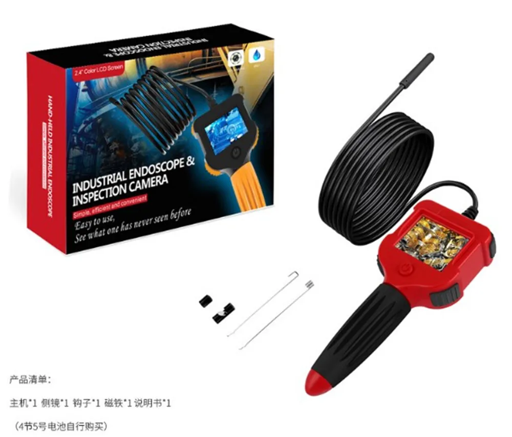 5.5 مللي متر 720P كابل شبه صلب لاسلكي واي فاي المنظار لنطاق أنبوب فحص الهواتف الذكية أندرويد و ISO