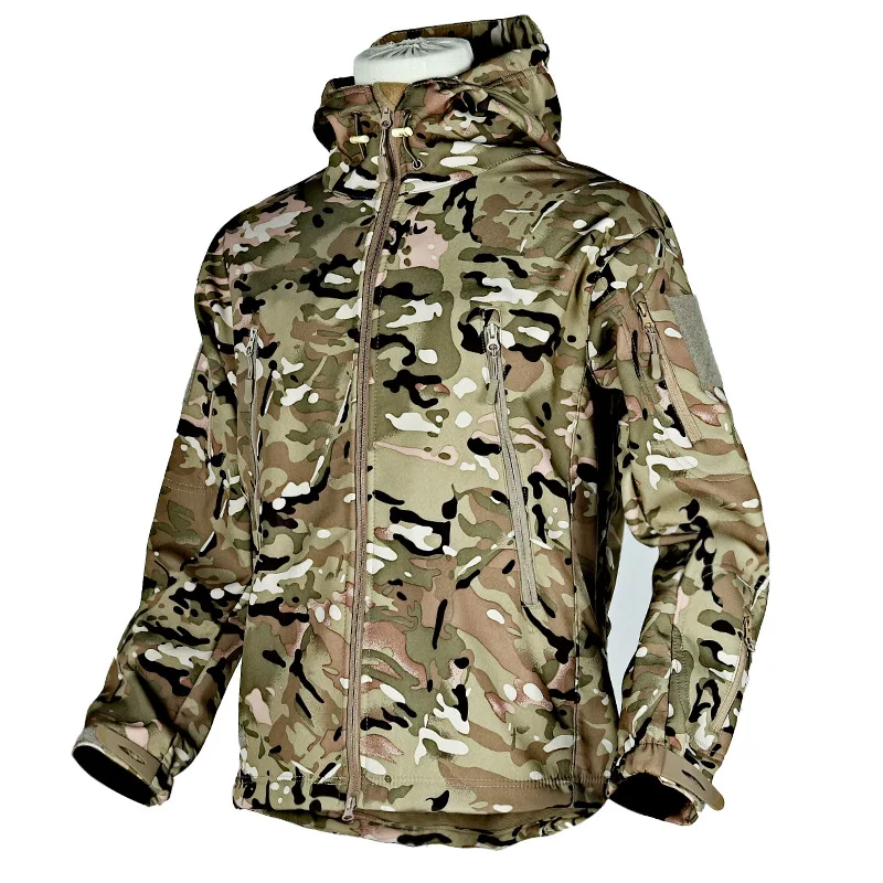 

TAD Outdoor Sport Men Camping Jacket Tactical Shark Skin Soft Shell Hunting Jacket Waterproof Windproof Windbreaker Jacket