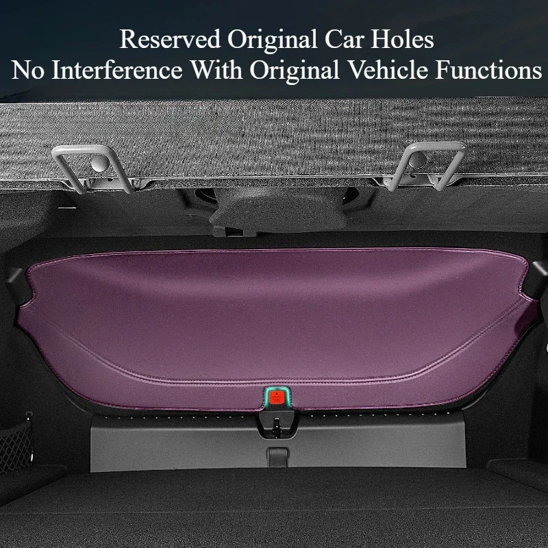 Trunk Door Panel Protector Sticker Anti‑Collision Mat Wear‑Resistant Interior Parts For Xiaomi SU7 2026 Tailgate Anti‑Kick Pad