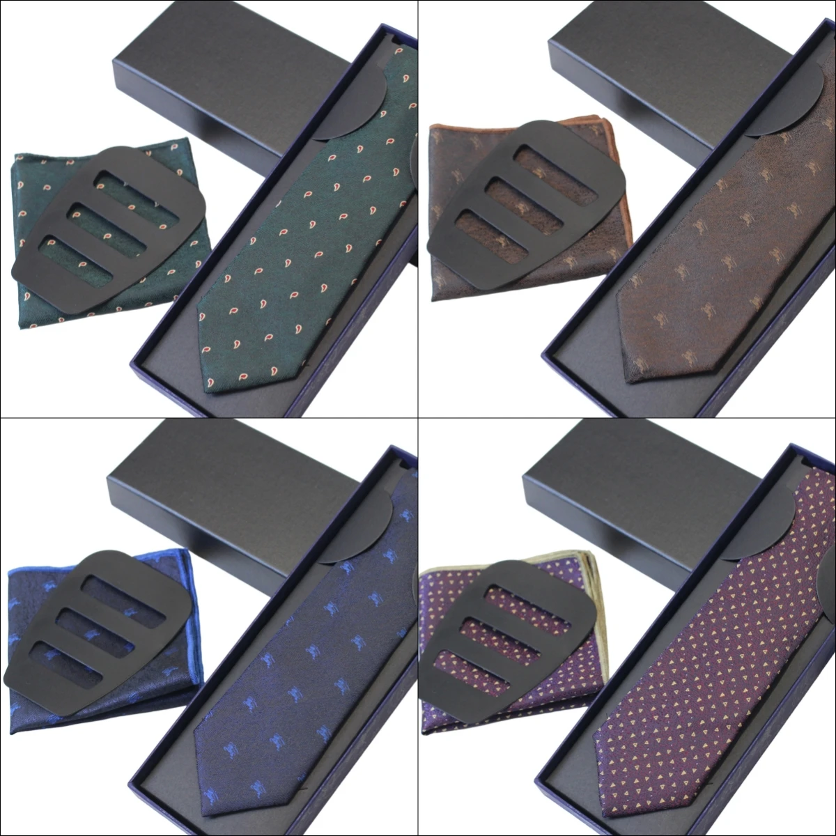 

Роскошный галстук с узором пейсли и цветочным принтом для мужчин, серо-голубо-розовый, свадебные аксессуары, комплект галстуков с галстуком-банданой, подарок для свадьбы и торжеств