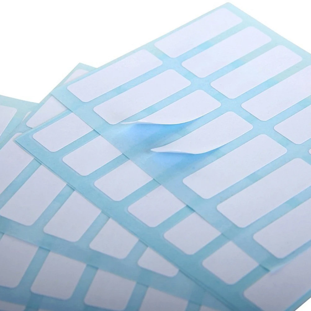 

12 Pcs Self-adhesive Stickers Classify Mark Classification Label Blank Lable Note Paper