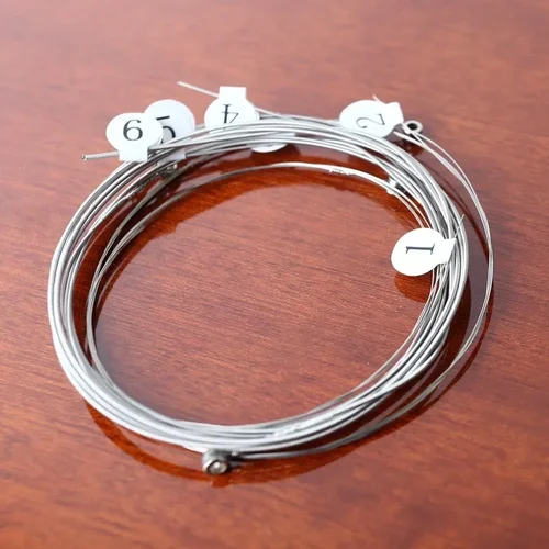 Imagen 2 del producto 6 unids/bolsa cuerdas de guitarra eléctrica para instrumentos musicales accesorios piezas de guitarra cuerdas