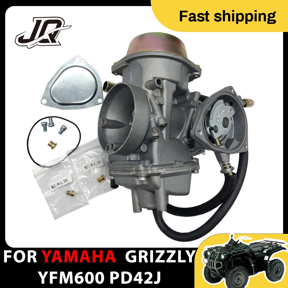 PD42J 42mm For Yamaha Grizzly YFM 600 660 YFM660 1998-2001 2002-2008 Quest 650 Raptor660 ATV UTV Motorcycle Carburetor