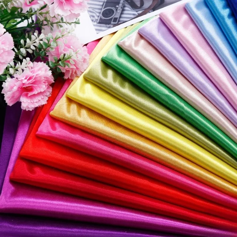 2/3/4m Elastic Satin Fabric Wedding Party Stage Decoration Veil Decorative Materials for Curtains Tablecloths Guardrail