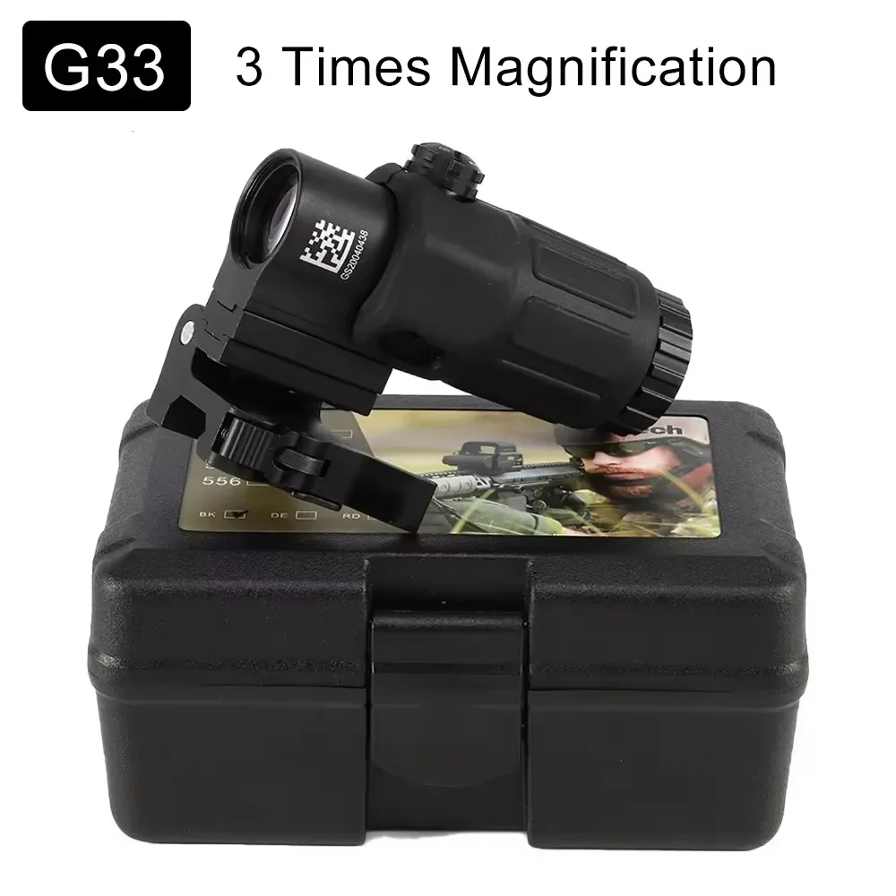 G33 G43 G45 Vizier met vaste 3X 5X vergroting en snel afneembare QD-bevestiging aan de zijkant voor de jacht
