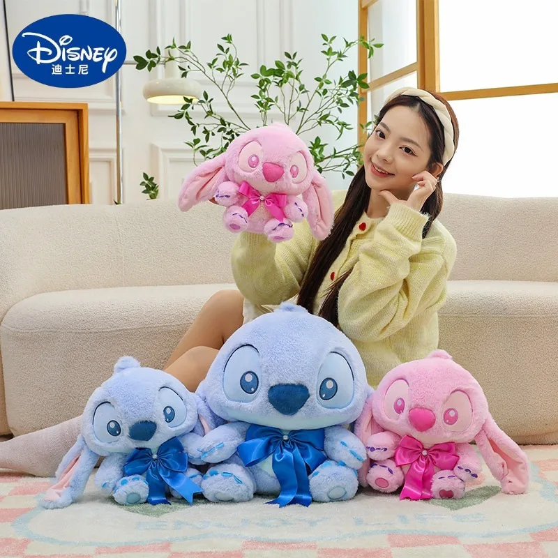 20/30/40CM Big Size Stitch Disney Anime Pluche Gevulde Pop Kawaii Room Decor Pluche Kussen kinderen Vakantie Geschenken