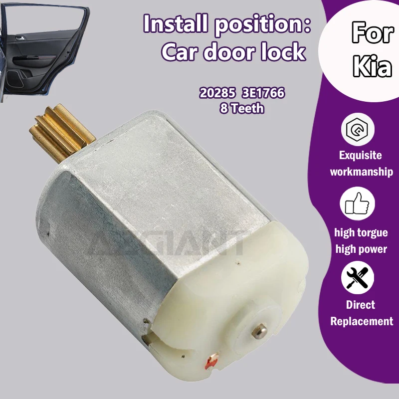 

For Kia Sorento/Spectra Spectra5/Carens II/X-Trek/CERATO 2.0 Car centre door lock 12V DC micro carbon brush motor 20285 3E1766