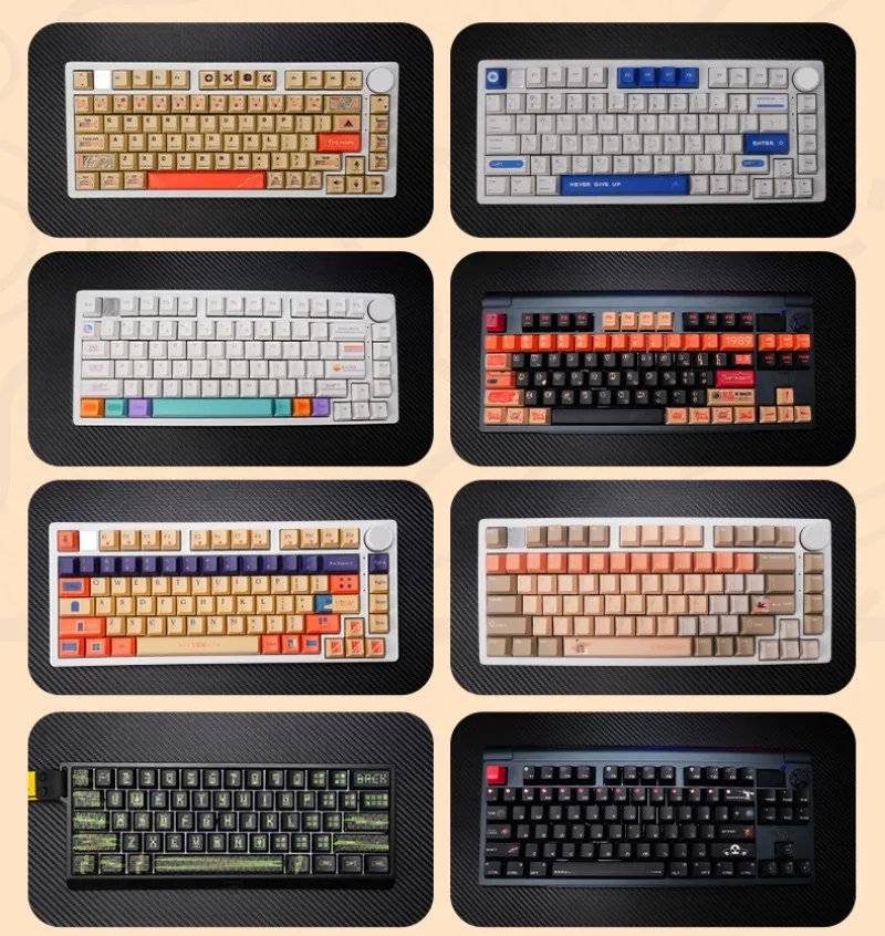 Breakthrough Time Theme Keycap Anime Pbt Cherry Profile Keycaps Customized 140 keys Key Caps for wooting Mechanical Keyboard