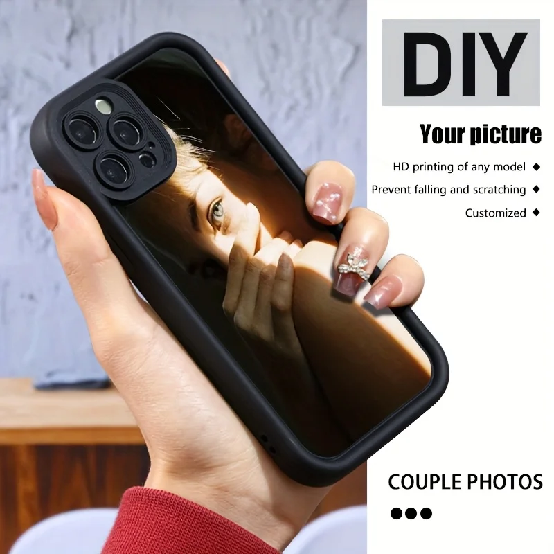 حافظة مخصصة لهاتف آيفون 17 16 15 14 13 12 11 Pro Max 12 Mini 13 Mini SE 2020 2022 Air XS XR 7 8 Plus 16e 17 غطاء صور هوائي