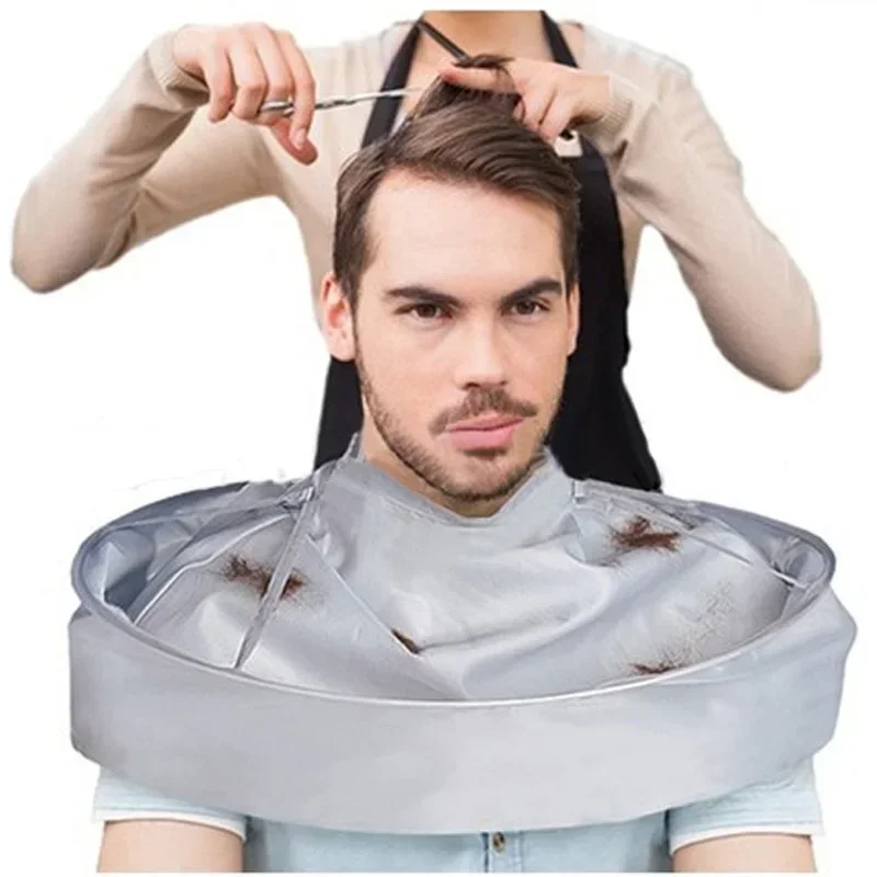 DIY Hair Cutting Cloak Umbrella Capes Apron Coat Salon Barber Stylist Cape Hair Barber Gown Cover Household Cleaning Protecter