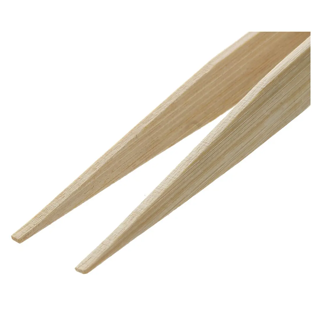 Pinzas texturizadas de bambú para utensilios de té Kongfu, color madera de 14,5 cm