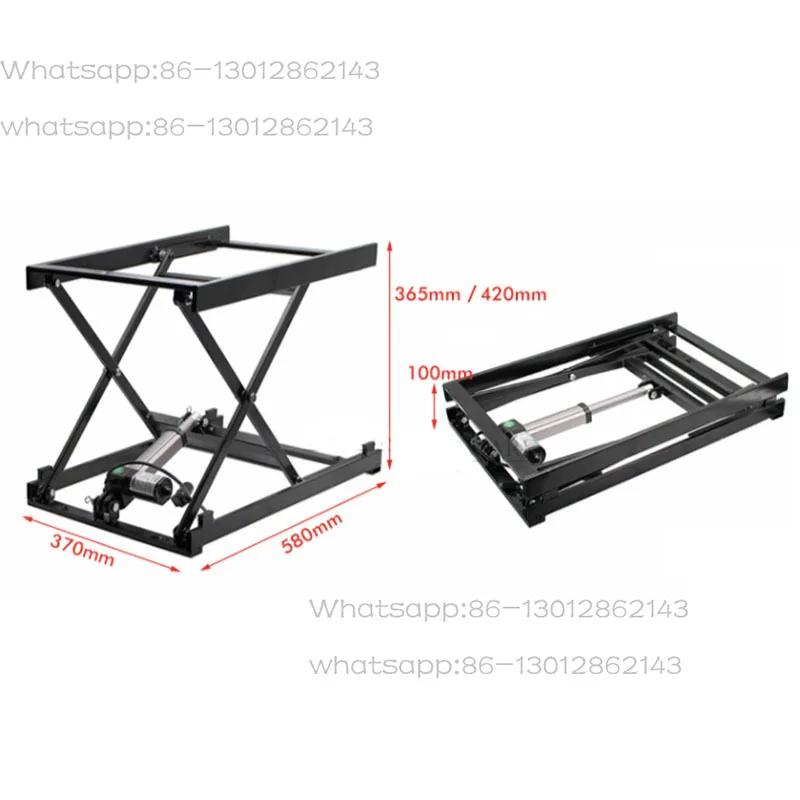 Suitable for 2500N Thrust Multifunctional Furniture Electric Lifting Coffee Table Iron Frame Hardware Bracket With USB Charging