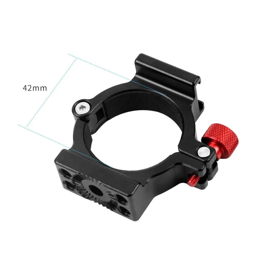 4-Ring Heißer Schuh Adapter Ring Mikrofon Montieren mit Magie Arm Adapter für Zhiyun Glatte 4 Handheld Gimbal DSLR kamera Zubehör – Detail 1