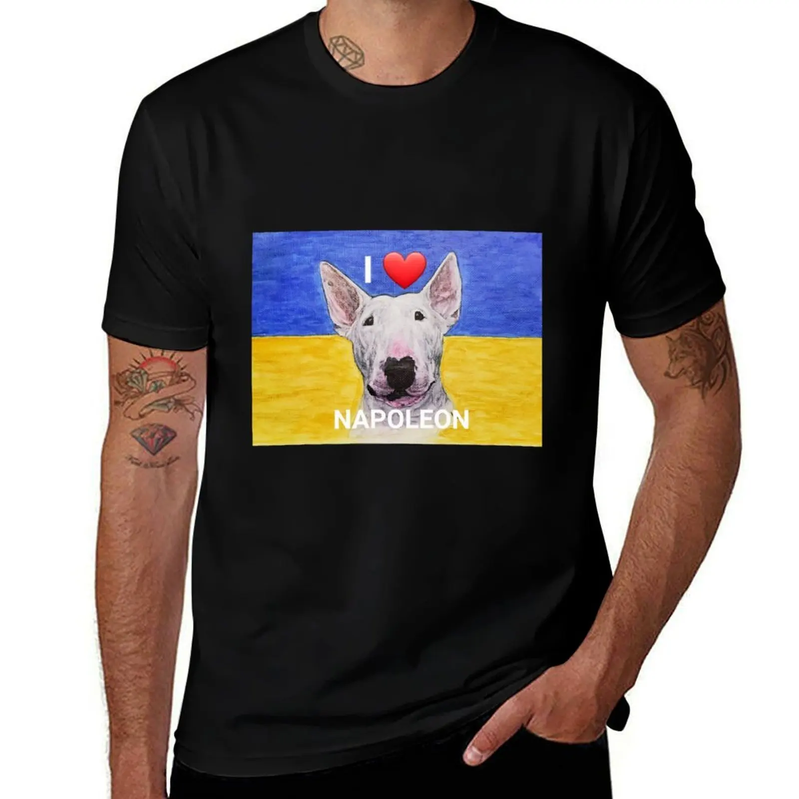 Bull terrier Napoleon T-Shirt High Quality Durable T-Shirt