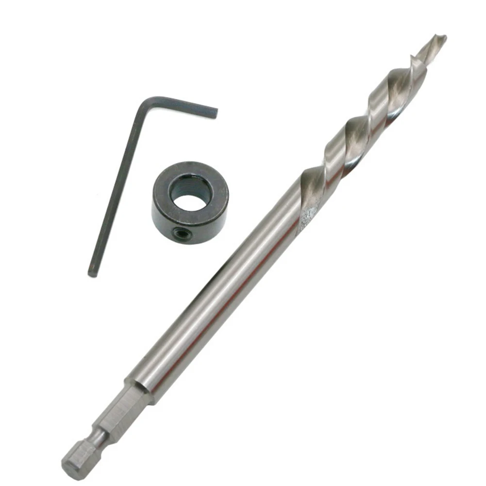 Achieve precision pocket holes with ease using our 9mm Step Drill Bit (Round or Hex Shank) and Hole Guide