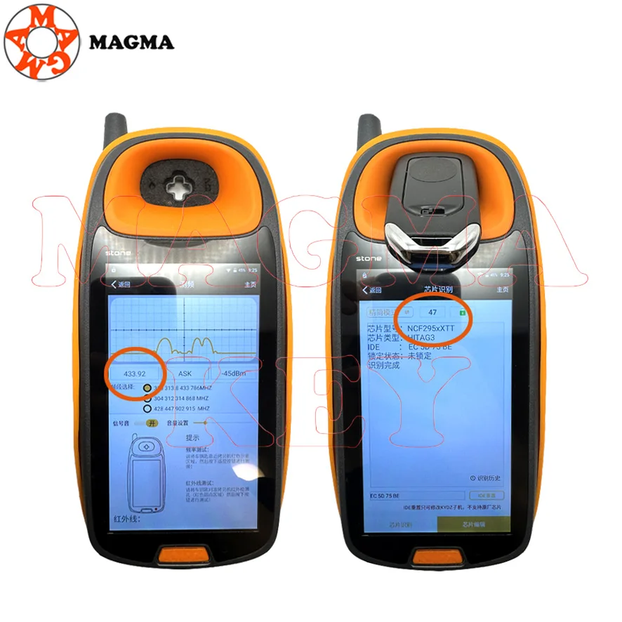MAGMA ID47 433MHz رقاقة PCF7938 FCC KR5V2X لهوندا سيتي/سيفيك/CR-V/HR-V/جاز/أوديسي/فيزيل مفتاح بعيد 2-7 أزرار 2016-2020