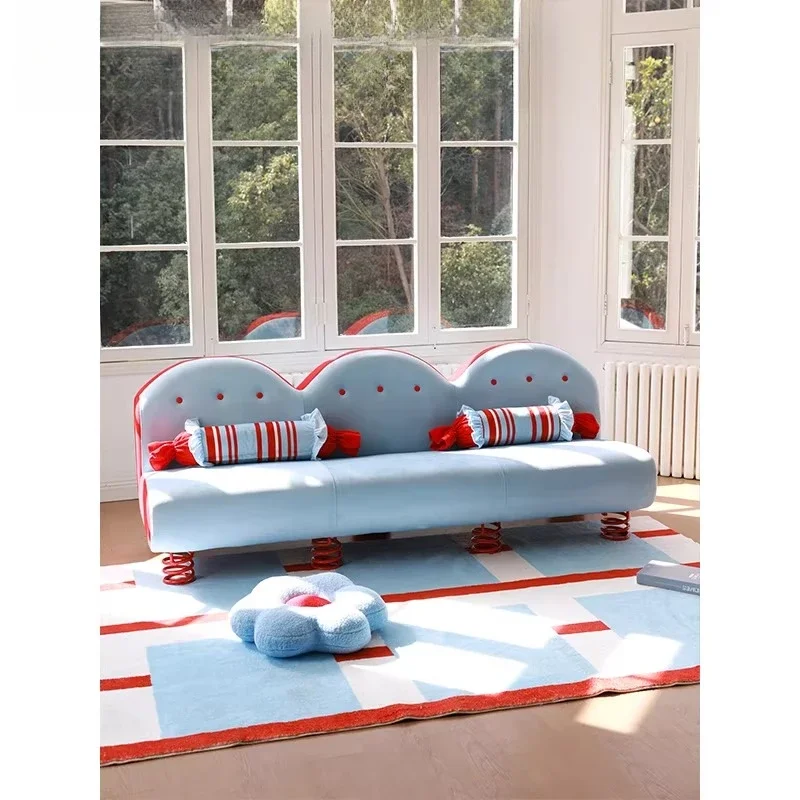

Bedroom sofa Double lazy sofa Leisure furniture Living room Straight row sofa