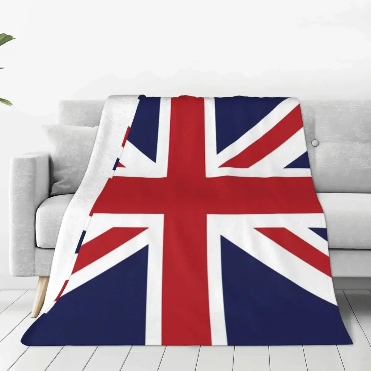 

UK Flag Warm Soft Blankets Union British Travel Office Throw Blanket Winter Colorful Design Flannel Bedspread Sofa Bed Cover
