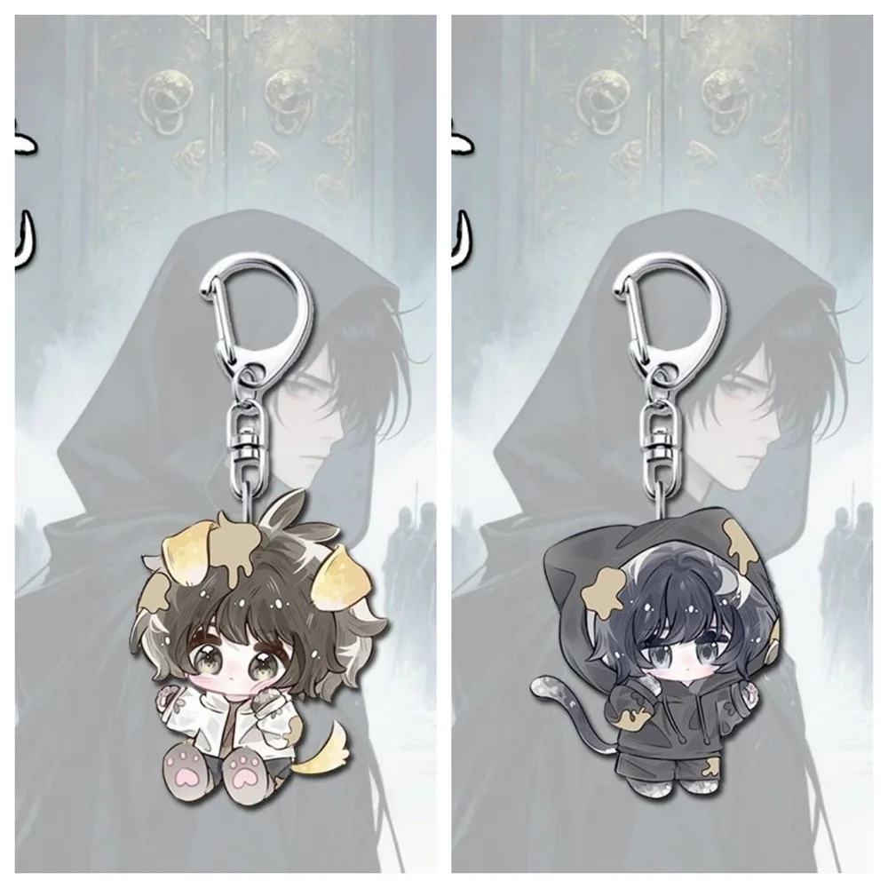 

6CM NEW Anime Grave Robber's Notes Acrylic Keychain Model Cosplay Charm Characters Ornament Accessories Goods Christmas Gifts