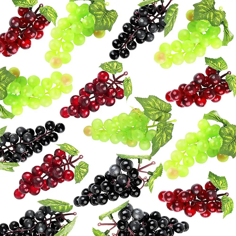 13CM Simulation Traube Kunststoff Obst Gefälschte Früchte Foto Requisiten Künstliche Traube Obst Shop Display Modell Ornamente Wohnkultur – Detail 5