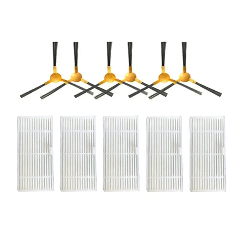 เครื่องดูดฝุ่นด้านข้างแปรงตัวกรอง HEPA สำหรับ Haier QT42W TAB-HTH00H หุ่นยนต์เครื่องดูดฝุ่นอุปกรณ์เสริม