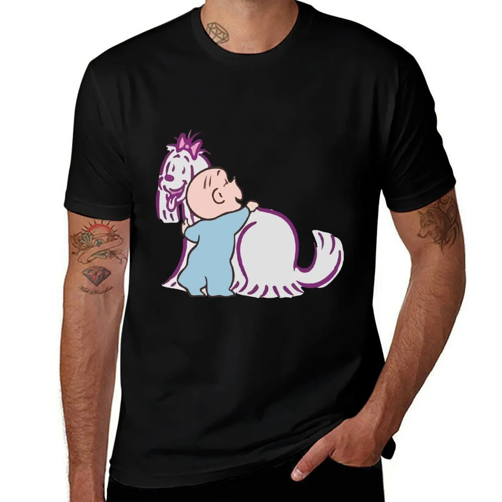 Harold and the Purple Crayon T-Shirt Aesthetic clothing anime figures fitted t shirts for men