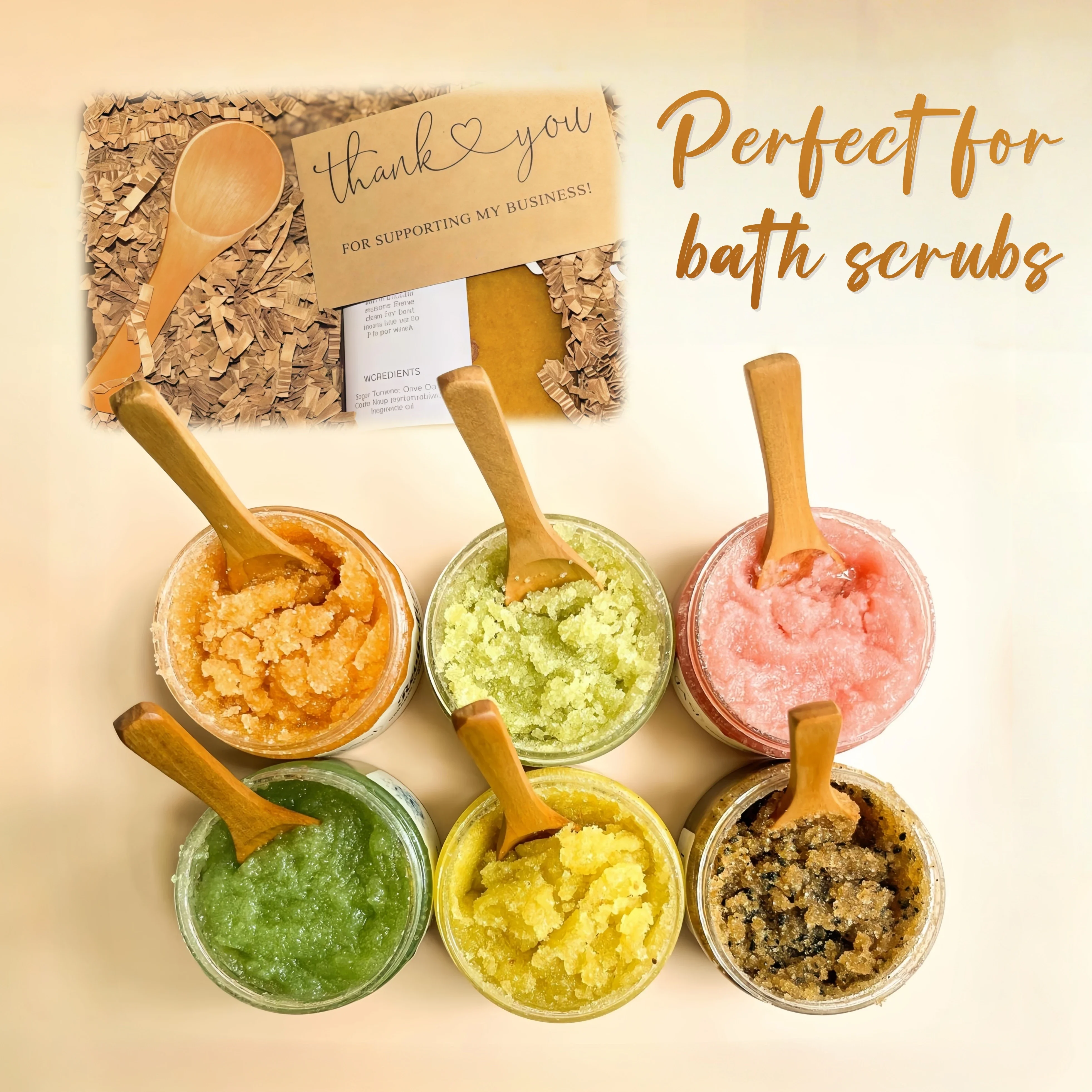 100-300Pcs Small Wooden Spoons for Honey Jars Party Favors 3.5'' Mini Spoons Teaspoons For Jars Sugar Spices Salt Creamer Spoon