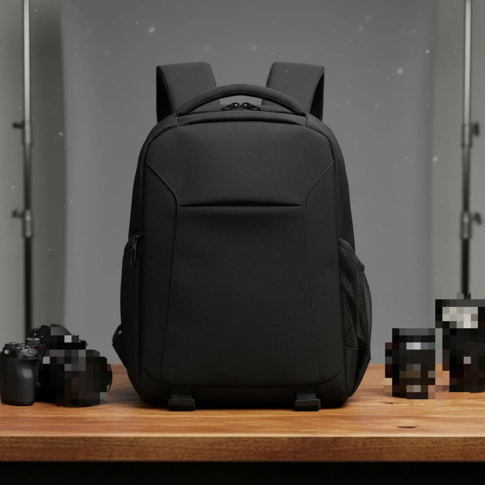 DSLR Camera Backpack Large Capacity DSLR Backpack Customizable Dividers Waterproof Camera Travel Bag for Photographers, Outdoor