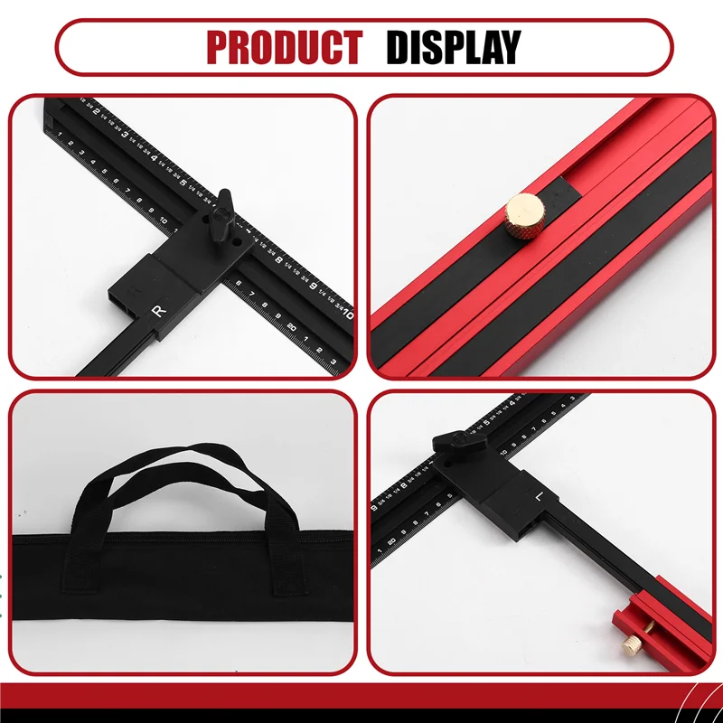 

AA14 New Precision Aluminum Alloy Stair Tread Measuring Jig For Template Tool - Adjustable Stair Tread Gauge