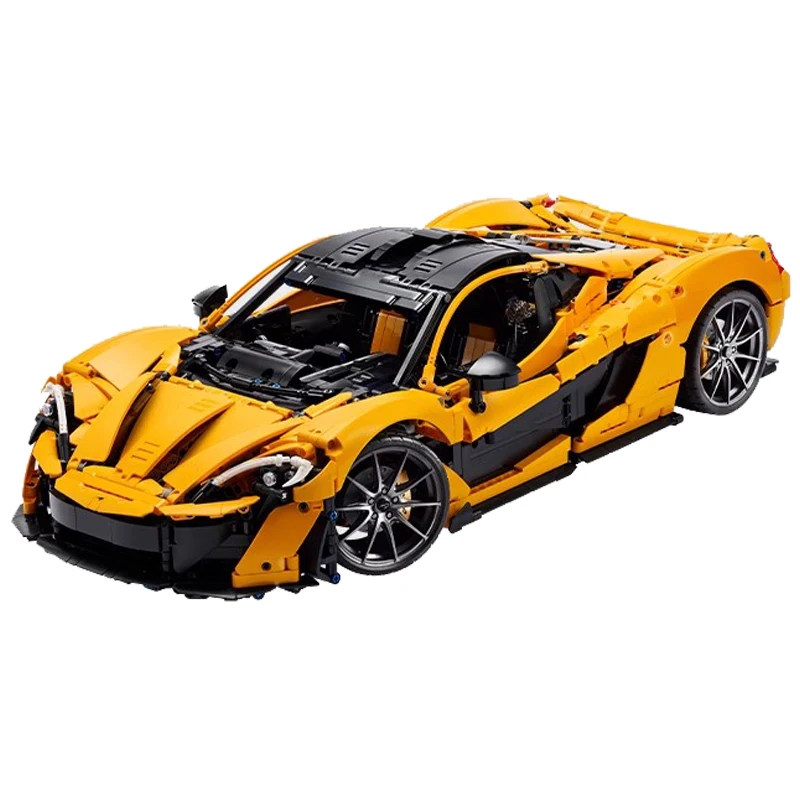 3893 pièces blocs de construction techniques P1 Super voiture de course 1:8 sport 42172 voiture briques jouets ensemble modèle ornement enfants cadeaux garçons jouets