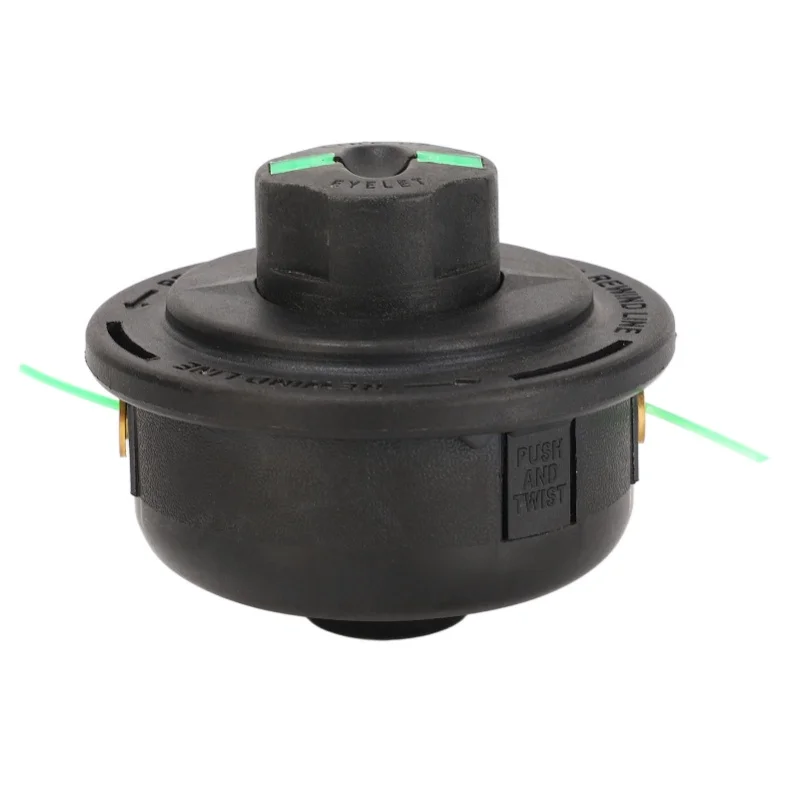 Internal Thread 7mm Green String Trimmer Head Replacement Lawnmower Weeding Head For Farming Gardening