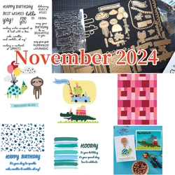 November 2025 New Birthday Party Stamp Metal Cutting Die Hot Foil Wax Stamper For DIY Scrapbook Craft Decoration Greeting Card