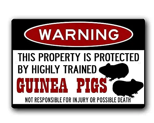 Guinea Pig Sign,Fun…