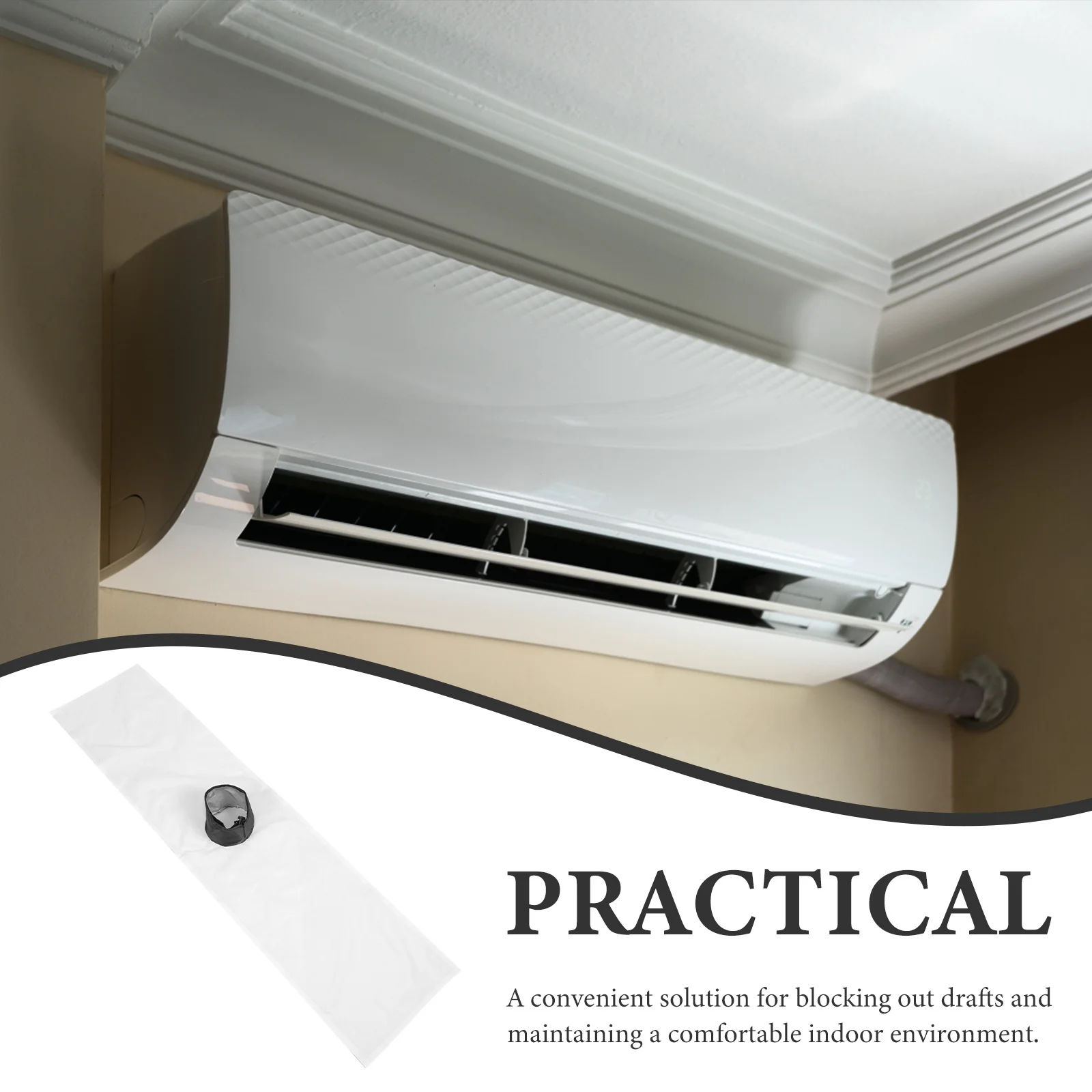 

Air Conditioner Seal Cloth Waterproof Windproof Soft Outlet Door Seal for Sliding Door Air Conditioner Installation Cloth