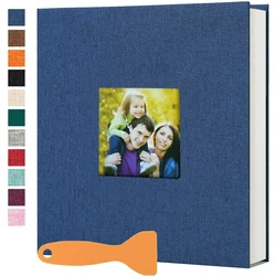 Large Photo Album Self Adhesive 20 Sheets/40 Pages DIY Bookshelf Album for Baby Family Anniversary Wedding Photo Storage