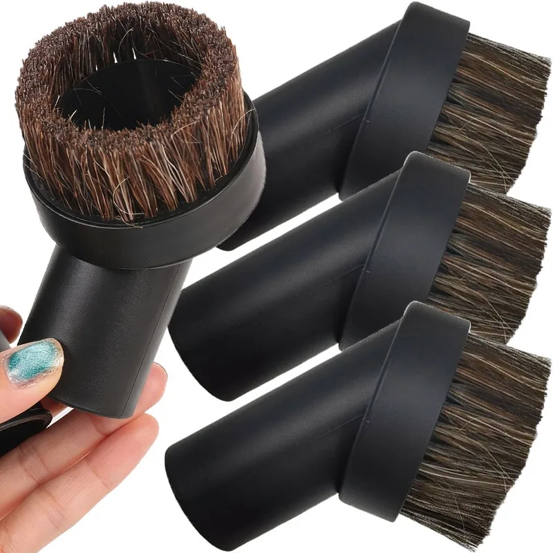 

32/35/44mm Vacuum Cleaner Dust Brush Home Household Round Brush Head Parts Replacement Attachment Crevice Brush Accessories