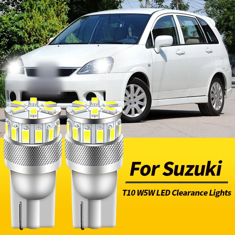 2PCS T10 W5W LED Clearance Lights Canbus For Suzuki Swift mk2 mk3 mk4 mk5 1989-2020 SX4 2006-2010 Wagon R 1998-2008  Accessories