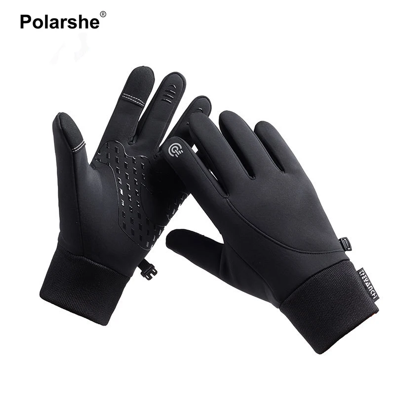 

Touch Screen Warm Gloves Autumn Winter Outdoor Sports Running Cycling Glove Waterproof Nonslip Plus Velvet Motorcycle Gloves