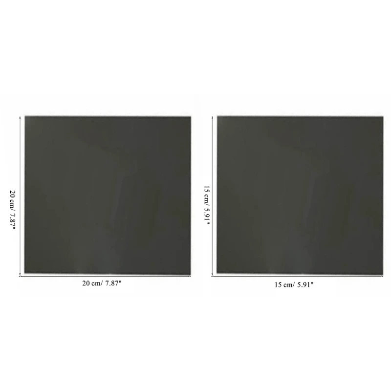 15x15cm/20x20cm Linear Polarizer Film Glossy LCD Polarized Filter Polarizing Film Sheet For Polarization Photography